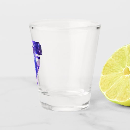 Galaxy Chrome T-Rex Shot Glas (Rechts)