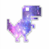 Galaxy Chrome T-Rex Sticker (Voorkant)