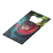 Galaxy Circles Creditkaart Flessenopener (Achterkant Gekanteld)