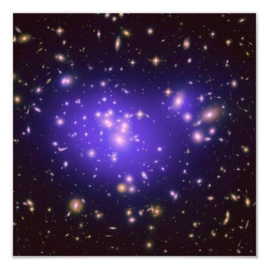 Galaxy Cluster Abell 1689 Foto Afdruk (Voorkant)