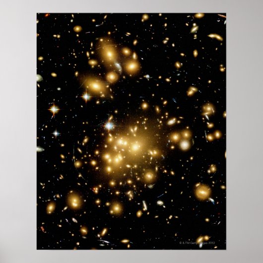 Galaxy Cluster Abell 1689 Poster (Voorkant)