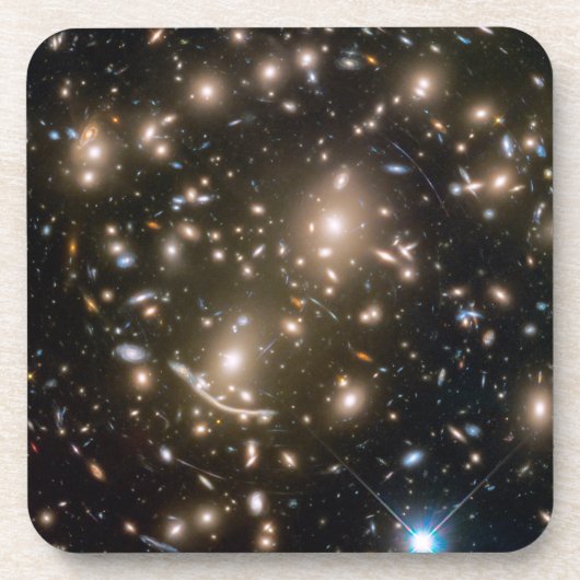 Galaxy Cluster Abell 370 Bier Onderzetter (Voorkant)