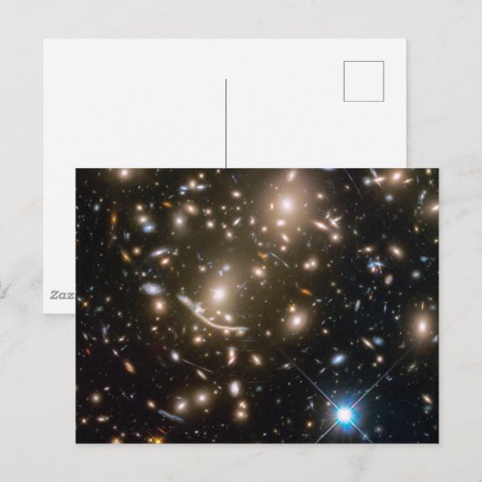 Galaxy Cluster Abell 370 Briefkaart (Voorkant / Achterkant)