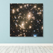 Galaxy Cluster Abell 370 Canvas Afdruk (Insitu (Houten vloer))