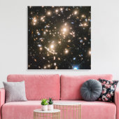 Galaxy Cluster Abell 370 Canvas Afdruk (Insitu (Woonkamer))