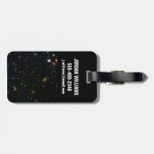 Galaxy Cluster Abell 370 Parallel Veld. Bagagelabel (Achterkant horizontaal)