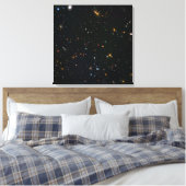 Galaxy Cluster Abell 370 Parallel Veld. Canvas Afdruk (Insitu (Slaapkamer))