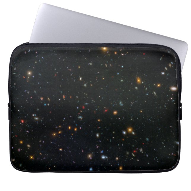 Galaxy Cluster Abell 370 Parallel Veld. Laptop Sleeve (Voorkant)
