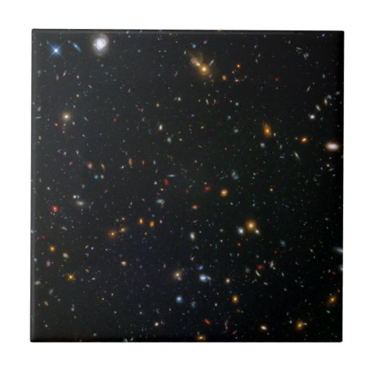Galaxy Cluster Abell 370 Parallel Veld. Tegeltje (Voorkant)