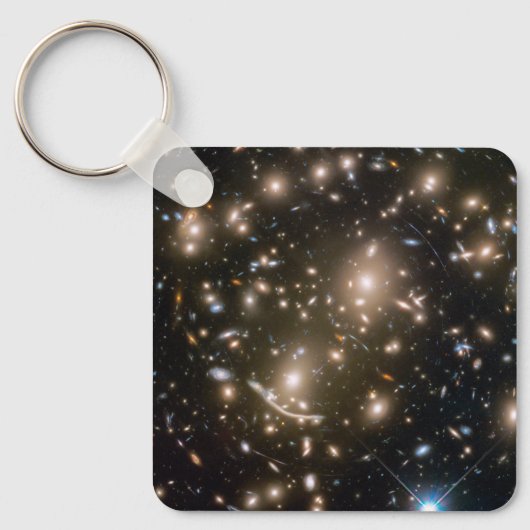 Galaxy Cluster Abell 370 Sleutelhanger (Voorkant)
