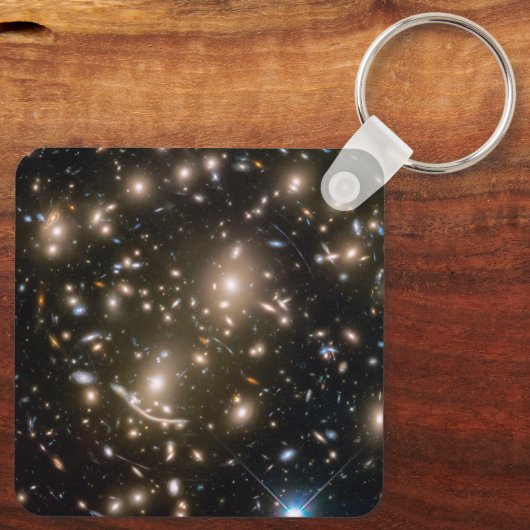 Galaxy Cluster Abell 370 Sleutelhanger (Achterkant)