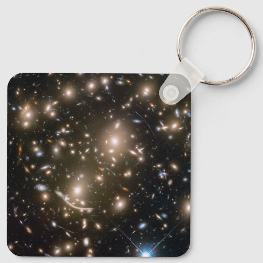 Galaxy Cluster Abell 370 Sleutelhanger (Achterkant)
