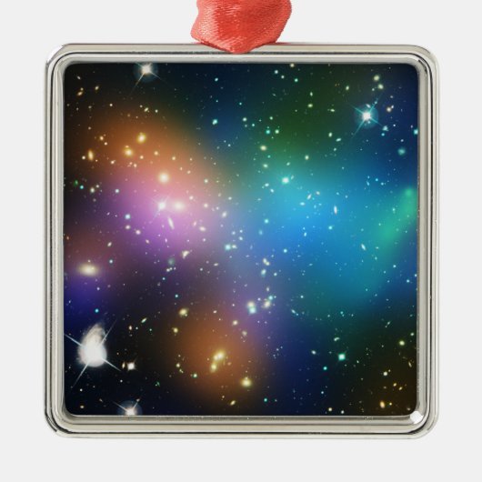Galaxy Cluster Abell 520 Metalen Ornament (Voorkant)