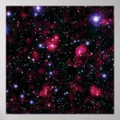 Galaxy Cluster Abell 901/902 Hubble Space Photo Poster (Voorkant)
