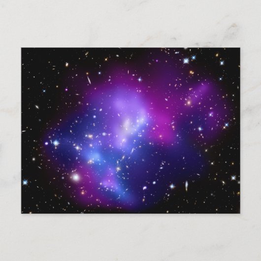 Galaxy Cluster MACS J0717 (Hubble Telescope) Briefkaart (Voorkant)