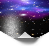 Galaxy Cluster MACS J0717 (Hubble Telescope) Foto Afdruk (Hoek)