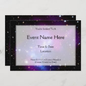 Galaxy Cluster MACS J0717 (Hubble Telescope) Kaart (Voorkant / Achterkant)