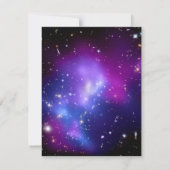 Galaxy Cluster MACS J0717 (Hubble Telescope) Kaart (Achterkant)