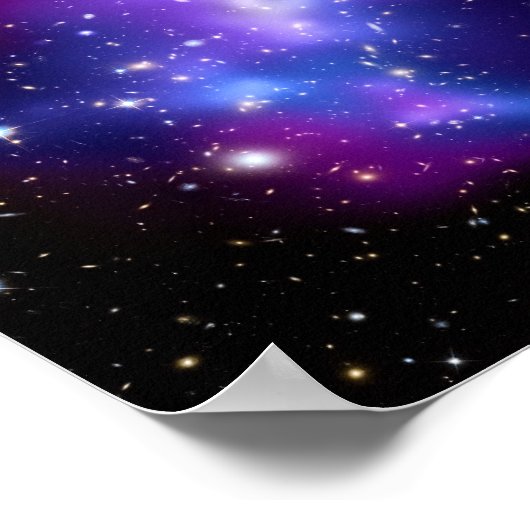 Galaxy Cluster MACS J0717 (Hubble Telescope) Poster (Hoek)