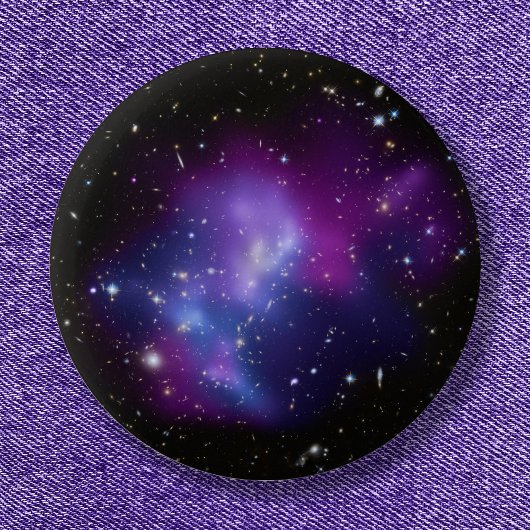 Galaxy Cluster MACS J0717 Paarse Celestial Foto Ronde Button 5,7 Cm