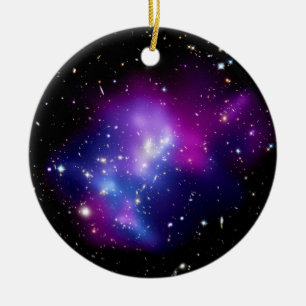 Galaxy Cluster MACS J0717 Ruimtefoto Keramisch Ornament