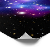 Galaxy Cluster MACS J0717 Ruimtefoto Poster (Hoek)