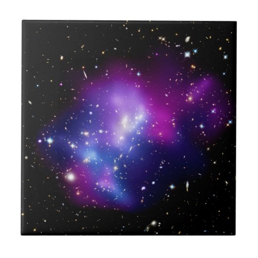 Galaxy Cluster MACS J0717 Ruimtefoto Tegeltje (Voorkant)