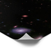 Galaxy Cluster PLCK G165.7 (NIRCam-Afbeelding) Poster (Hoek)