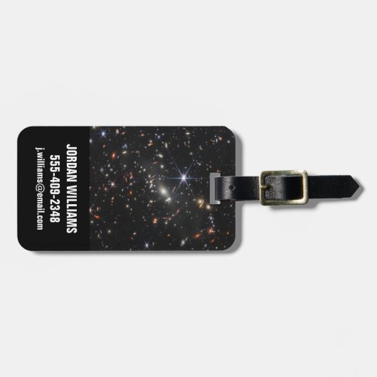 Galaxy Cluster Smacs 0723. Bagagelabel (Voorkant horizontaal)