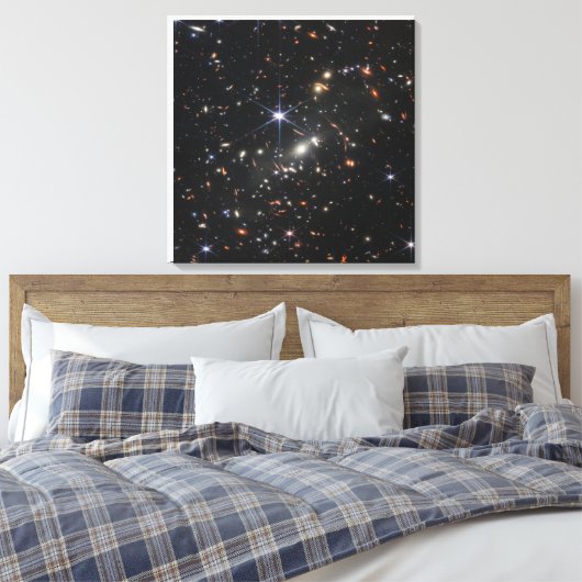 Galaxy Cluster Smacs 0723. Canvas Afdruk (Insitu (Slaapkamer))