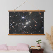 Galaxy Cluster Smacs 0723. Hangend Wandkleed (Slaapkamer)