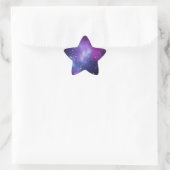Galaxy Cluster Star Shaped Sticker (Tas)