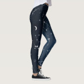 Galaxy Constellations Sky Astronomy Stars Planets Leggings (Rechts)
