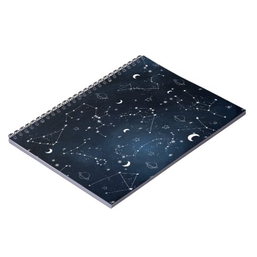 Galaxy Constellations Sky Astronomy Stars Planets Notitieboek (Linkerzijde)