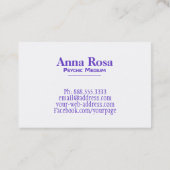 *~* Galaxy Cosmic Sacred Geometry Nebula Visitekaartje (Achterkant)