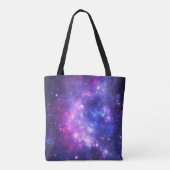 Galaxy cosmos patroonscrapbooking tote bag (Achterkant)