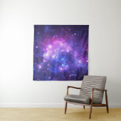 Galaxy cosmos patroonscrapbooking wandkleed (In Situ (horizontaal))