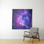 Galaxy cosmos patroonscrapbooking wandkleed (In situ)