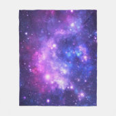 Galaxy cosmos pattern scrapbooking fleece deken (Voorkant)