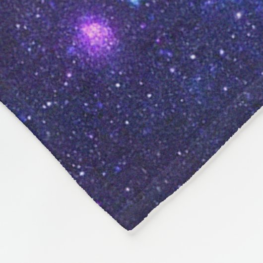 Galaxy cosmos pattern scrapbooking fleece deken (Hoek)
