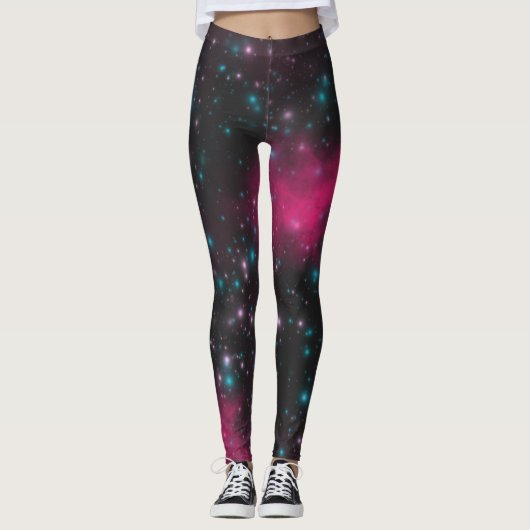 Galaxy Cosmos Star Leggings (Voorkant)