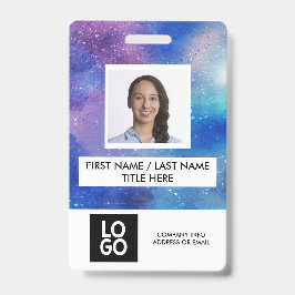Galaxy Custom Employee Photo Persoonlijke naam Badge