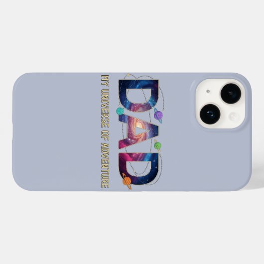 Galaxy Dad Universe Adventure Case-Mate iPhone Case (Achterkant (horizontaal))