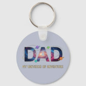 Galaxy Dad Universe Adventure Sleutelhanger (Voorkant)