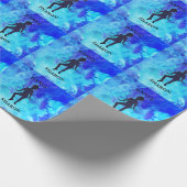 Galaxy Dance voor meisjes Cadeaupapier (Hoek)