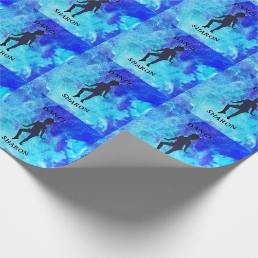 Galaxy Dance voor meisjes Cadeaupapier (Hoek)