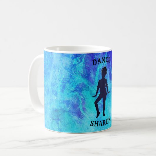 Galaxy Dance voor meisjes Koffiemok (Voorkant links)
