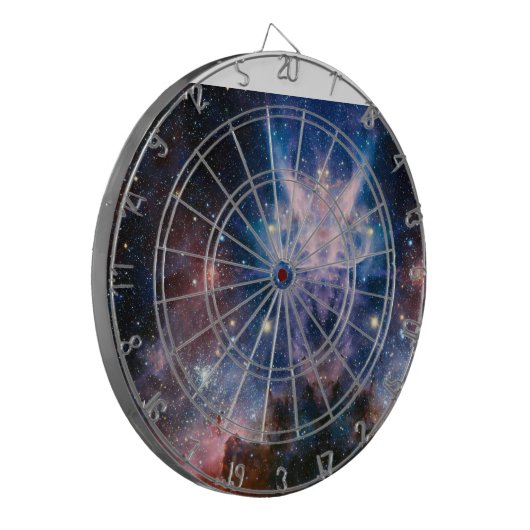 Galaxy Dart Board Dartbord (Voorkant Links)