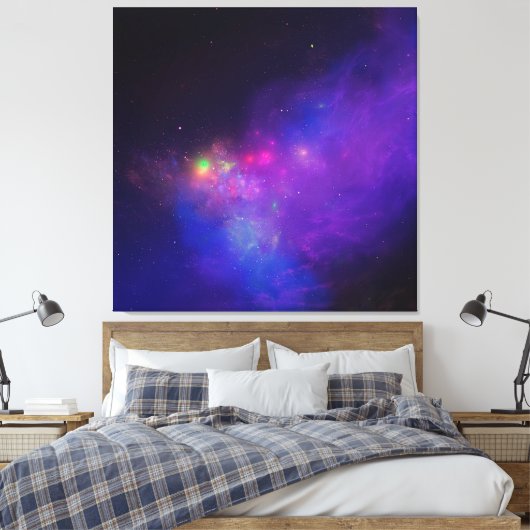 Galaxy Deep Space Canvas Afdruk (Insitu (Slaapkamer))