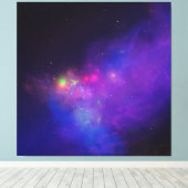 Galaxy Deep Space Canvas Afdruk (Insitu (Houten vloer))